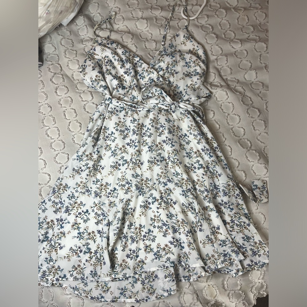 Altar’d state floral mini dress